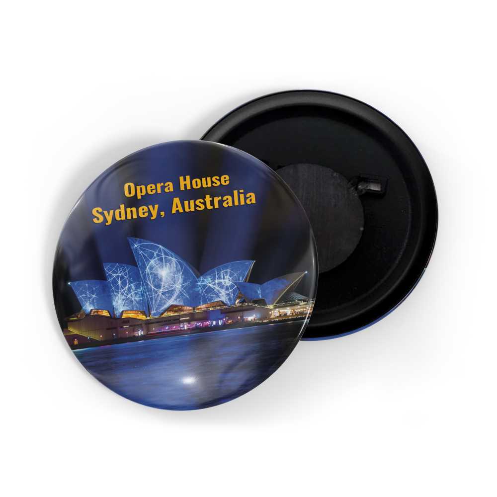 dhcrafts Fridge Magnet Multicolor Famous Tourist Place Opera House Sydney Australia D1 Glossy Finish Design Pack of 1